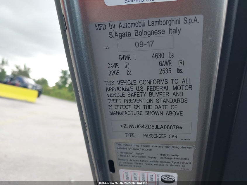 2018AventadorLP740-4