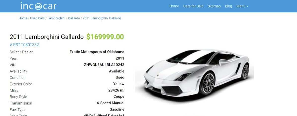 2011GallardoLP560-4 Spyder