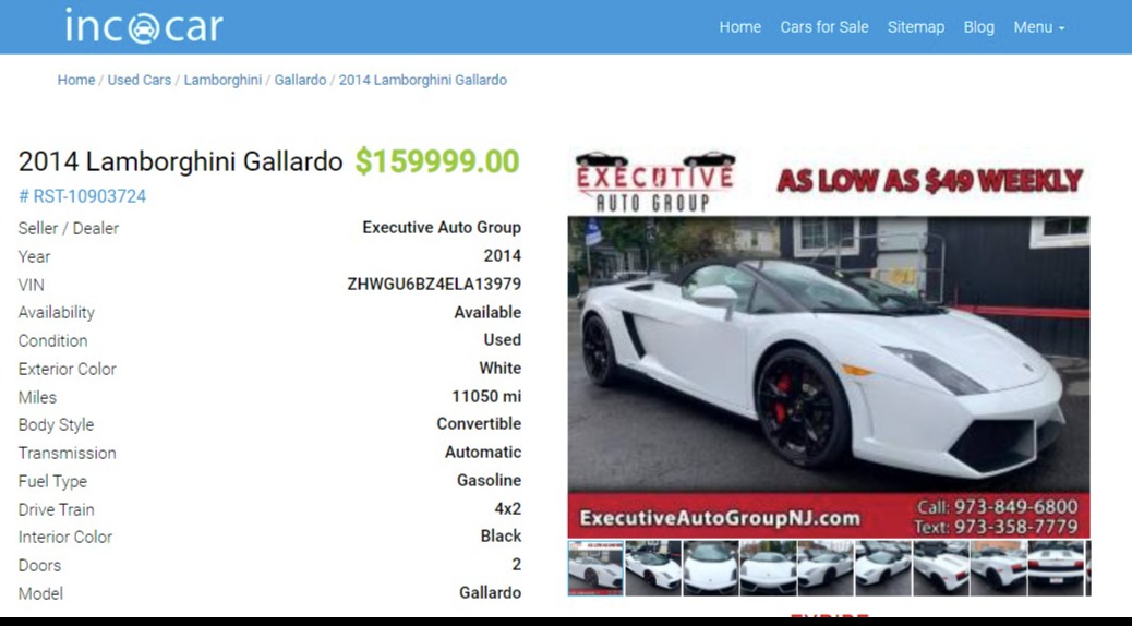 2014GallardoLP550-2 Spyder