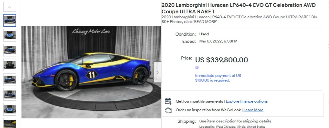 2020HuracanEVO GT Celebration