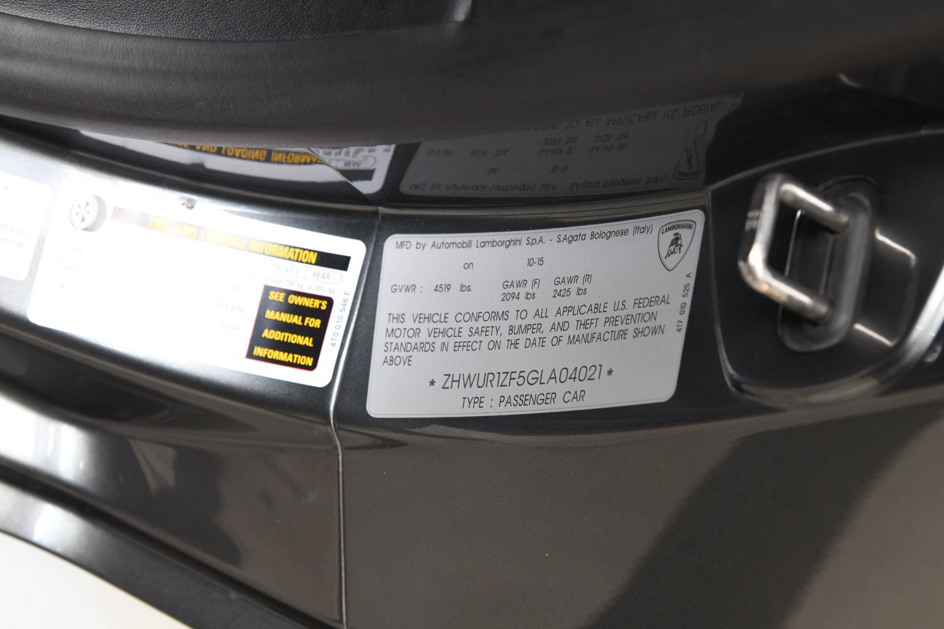 2016HuracanLP610-4 Spyder