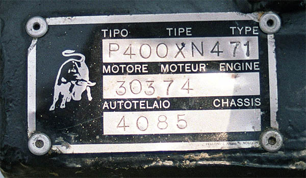 1969MiuraP400 S