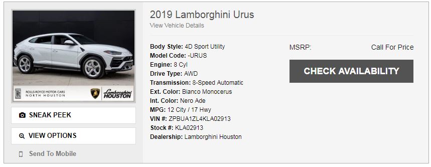 2019Urus